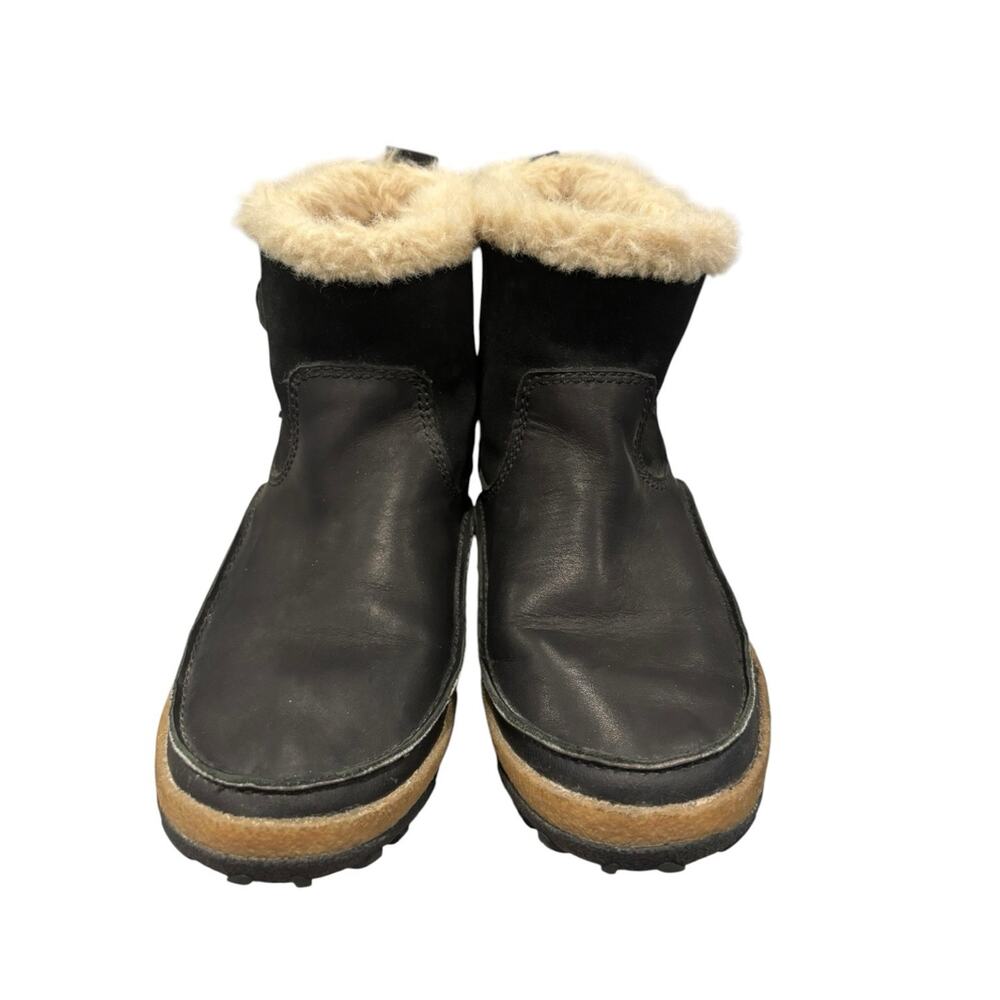 Merrell Encore Ice Waterproof Insulated Boots Women's 10 Black Leather Fur Lined - Picture 3 of 7